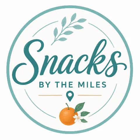 Snacks by the Miles logo