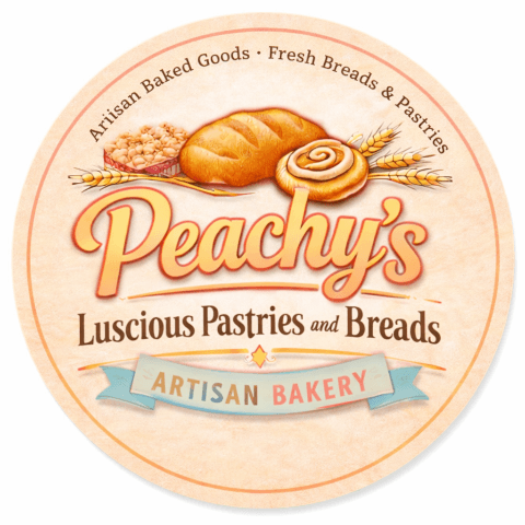 Peachy’s Bakery logo