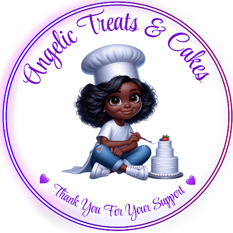 Angelic Treats & Cakes logo