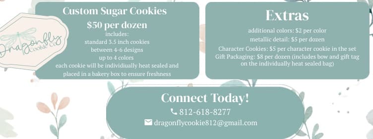 Dragonfly Cookie Co. banner
